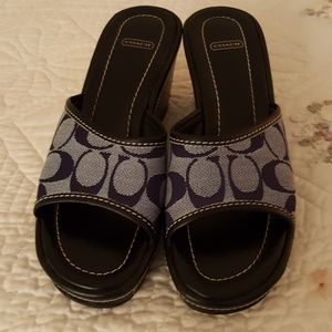 Coach Monogram Sandals